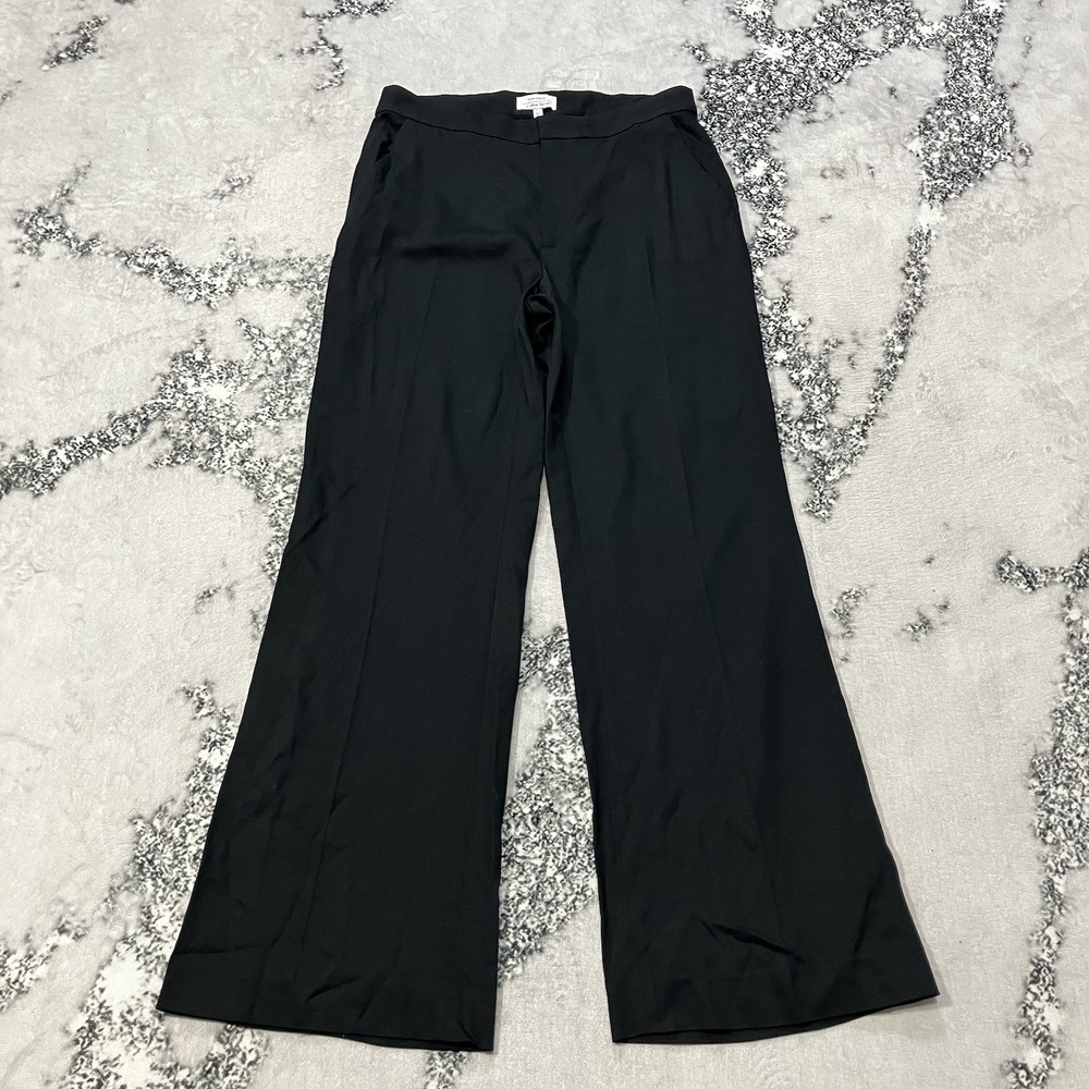 & Other Stories‎ Paris Atelier Black Wide Leg Trousers Women Sz US 10 NWT